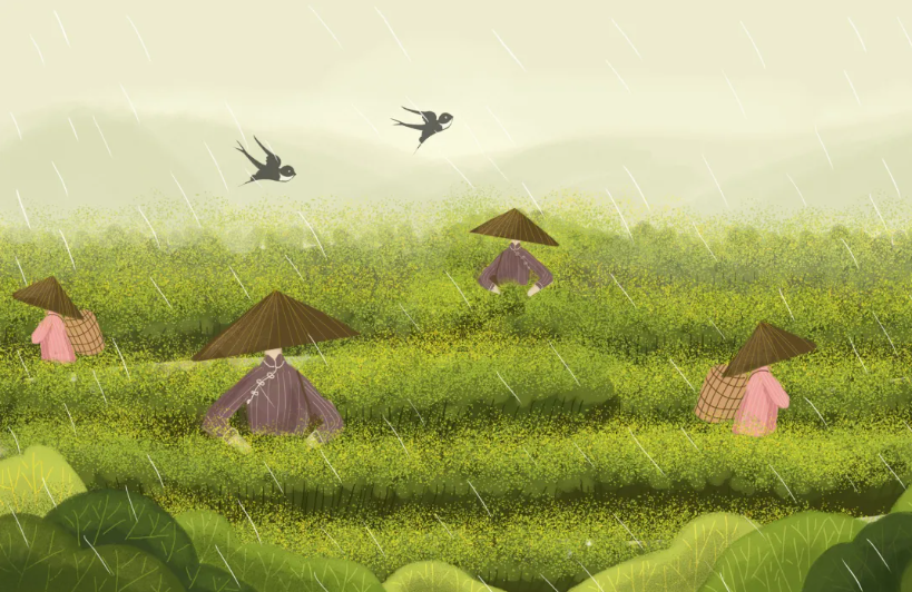 谷雨時節(jié)繪春圖